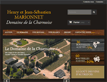 Tablet Screenshot of henry-marionnet.com